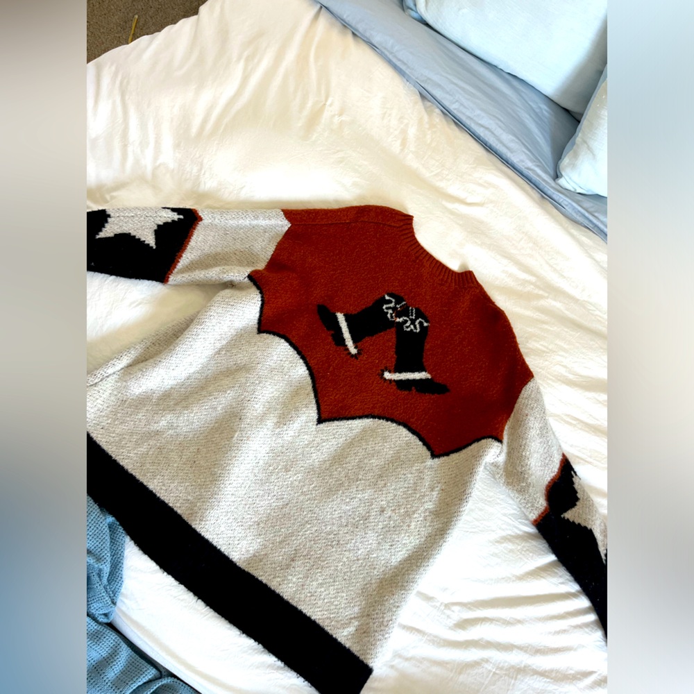 Zara knit cowgirl sweater